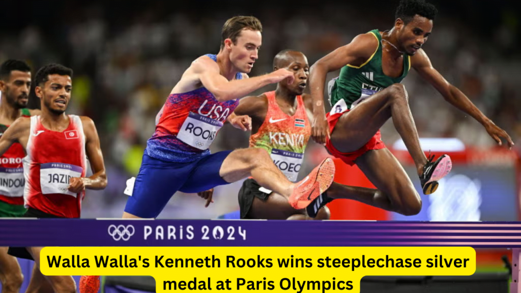 Walla Walla's Kenneth Rooks wins steeplechase silver medal at Paris Olympics