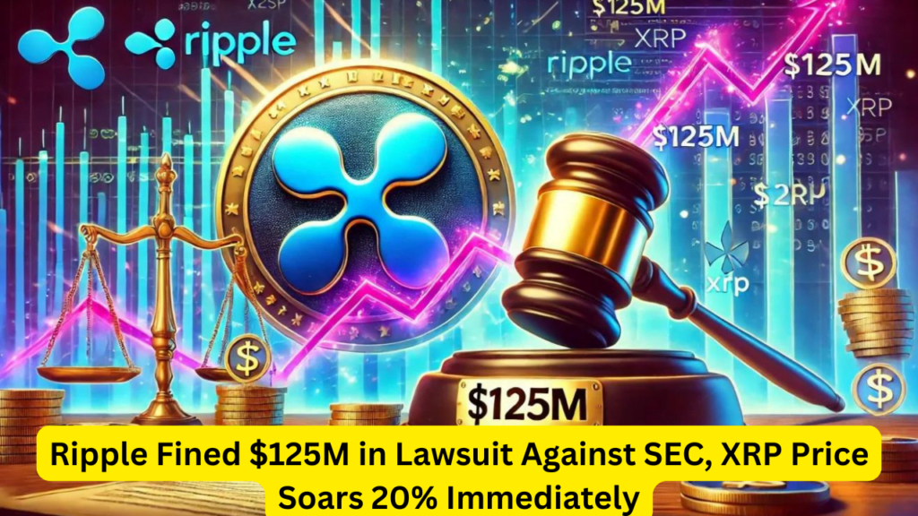 Ripple Fined $125M in Lawsuit Against SEC, XRP Price Soars 20% Immediately