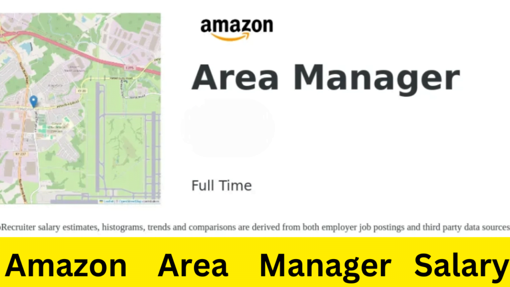 amazon area manager salary